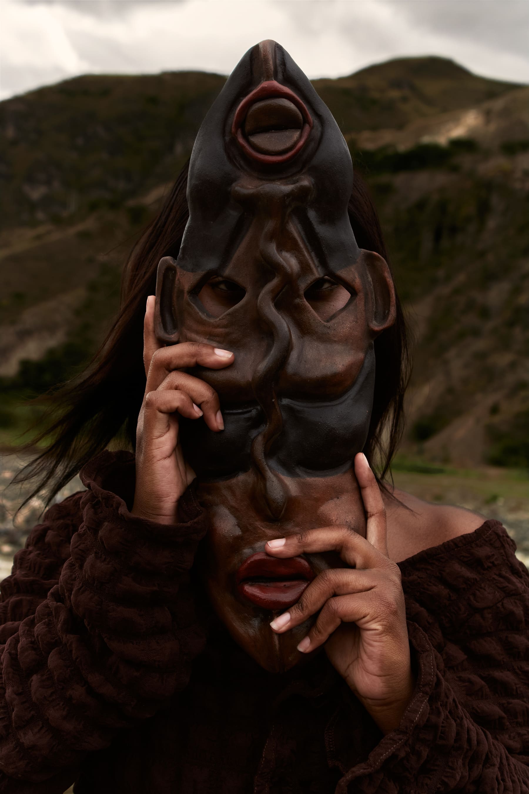 Editorial Coangue, fotografía de moda de la producción.