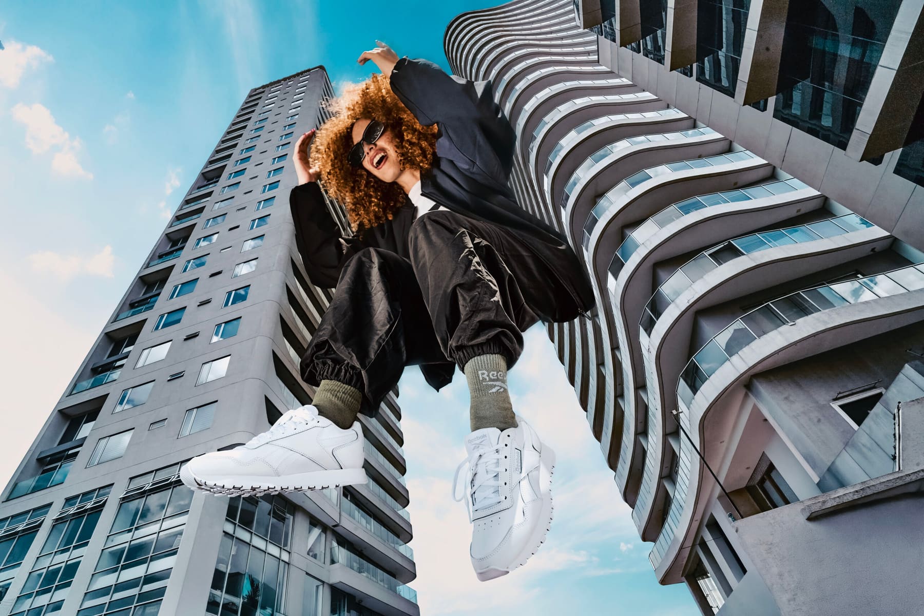 Campaña Reebok: salto entre edificios.